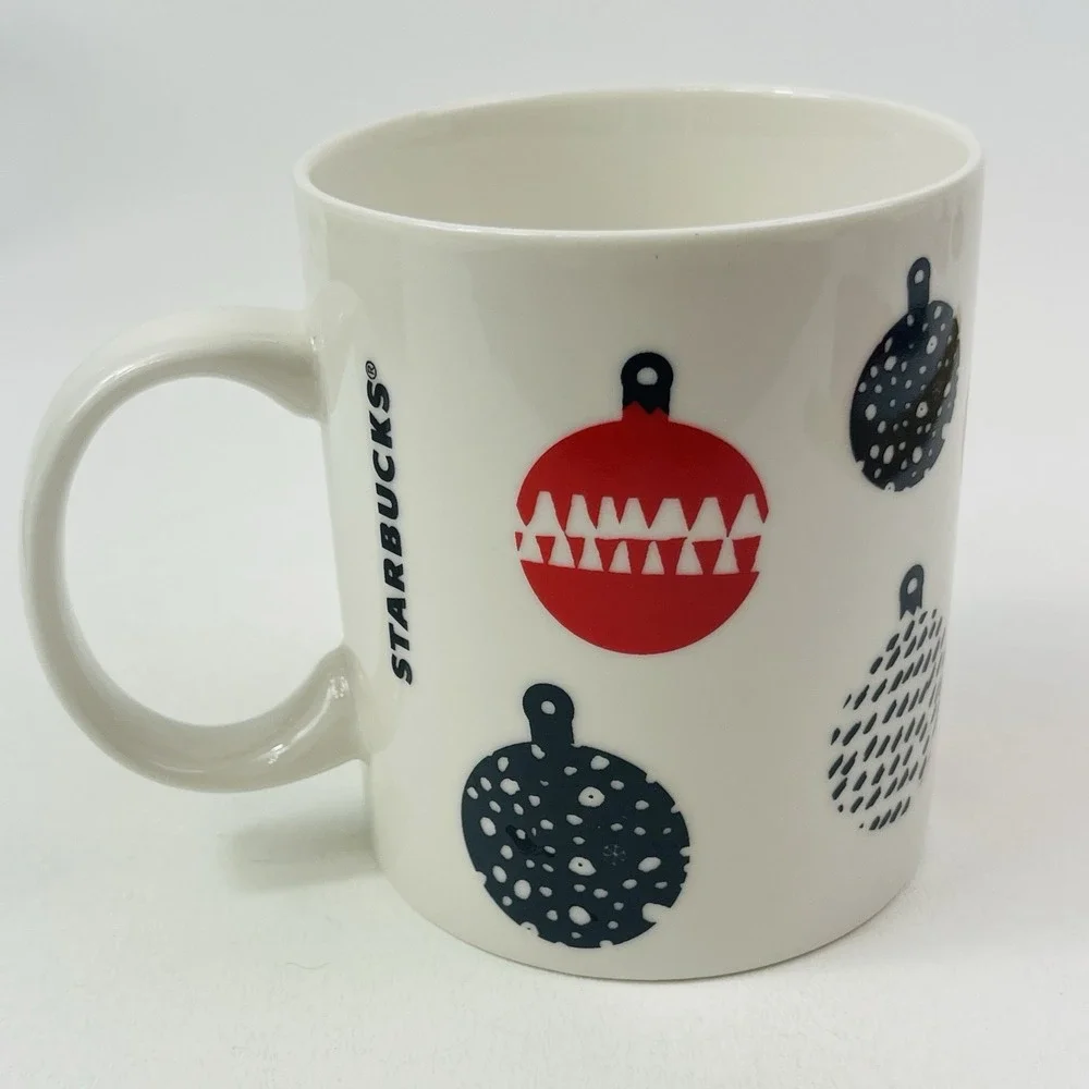 Starbucks Holiday Mug 2016 Christmas 12 oz Coffee‎ Cup Collectible Ornaments Tea